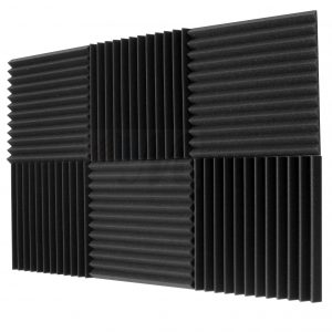 6 Pack Acoustic Panels Studio Foam Wedges 1″ X 12″ X 12″