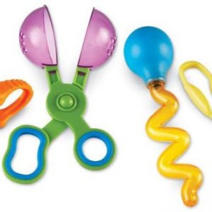 Learning Resources Helping Hands Fine Motor Tool Set Toy, Fine Motor and Sensory Toy, Ages 3+ (LER5558),Multi-color
