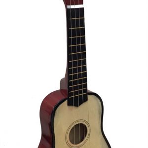 Shop4Omni Ukulele Steel String Uke Guitar with Gig Bag Pitch Pipe and More – Natural