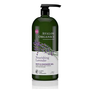 Avalon Organics Nourishing Lavender Body Wash and Shower Gel, 32 oz