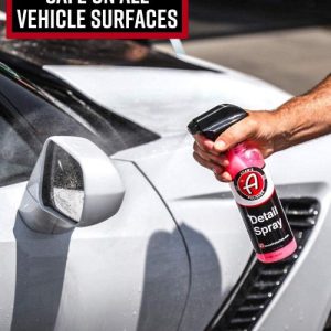 Adam’s Detail Spray – Quick Waterless Detailer Spray for Car Detailing | Polisher Clay Bar & Car Wax Boosting Tech | Add Shine Gloss Depth Paint | Car Wash Kit & Dust Remover (Gallon)