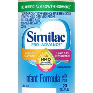 Similac Pro-Advance Infant Formula with 2′-FL Human Milk Oligosaccharide (HMO) for Immune Support, Ready to Drink Bottles, 2 fl oz (48 count)