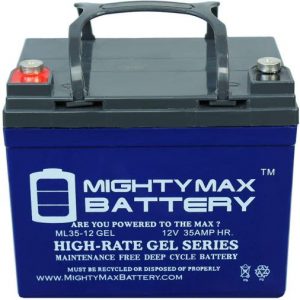 ML35-12 Gel – 12 Volt 35AH Rechargeable Gel Type Battery – Mighty Max Battery Brand Product