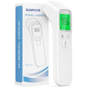 Thermometer for Fever, Non-Contact Forehead Thermometer with Object Mode Function,Fever Alert and 20 Set Memory Recall,Best Care Thermometer for Adults and Baby Kids