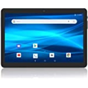 Android Tablet 10 Inch, 5G WiFi Tablet, 16 GB Storage, Google Certified, Android 8.1 Go, Dual Camera, Bluetooth, GPS – Black