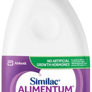 Similac Alimentum Hypoallergenic Formula with Iron, DHA/ARA, Ready to Feed, 1-Quart (Pack of 6)