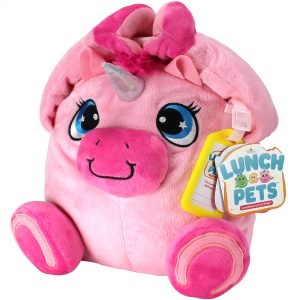 Lunch Pets Insulated Kids Lunch Box – Plush Animal and Lunch Box Combination – Yumicorn, As Seen on TV