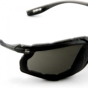 3M Safety Glasses, Virtua CCS Protective Eyewear 11873, Removable Foam Gasket, Gray Lenses, Anti-Fog, Corded Ear Plug Control System