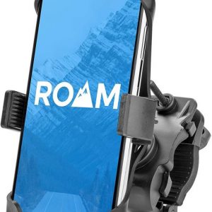 Roam Universal Premium Bike Phone Mount for Motorcycle – Bike Handlebars, Adjustable, Fits iPhone 11, X, XR, 8 | 8 Plus, 7 | 7 Plus, 6s Plus | Galaxy, S10, S9, S8, Holds Phones Up to 3.5″ Wide