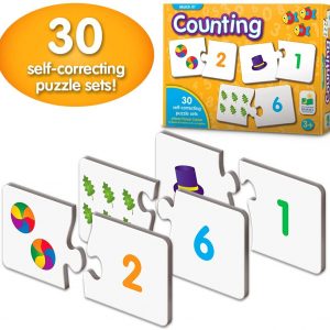 The Learning Journey: Match It! – Counting – Self-Correcting Number & Learn to Count Puzzle