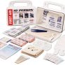 Rapid Care First Aid RC-10MAN-W 10 Person 106 Piece ANSI/OSHA Compliant Emergency First Aid Kit in Wall Mountable Poly Case
