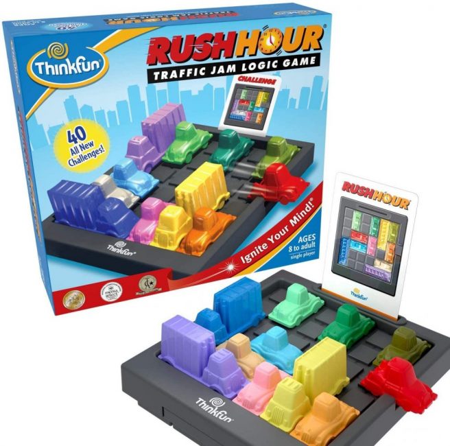 Rush Hour Traffic Jam Logic Game and STEM Toy for Boys and Girls Age 8 and Up – Tons of Fun with Over 20 Awards Won, International for Over 20 Years
