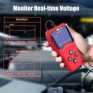 ANCEL BA201 Car 12V 100-2000 CCA Battery Load Tester Automotive Starter Cranking Alternator Charging System Digital Analyzer Auto Bad Cell Test Tool – Red