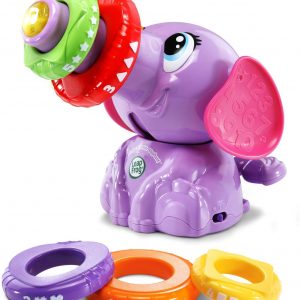 LeapFrog Stack & Tumble Elephant (Amazon Exclusive), Great Gift For Kids, Toddlers, Toy for Boys and Girls, Ages 1, 2,Purple