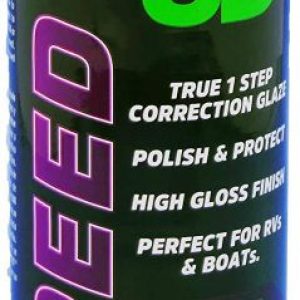 3D Speed All In One Polish/Wax – 16 oz. | Clear Coat Car Polish and Wax in One | Paint Protection, Swirl Correction | Made in USA | All Natural | No Harmful Chemicals