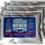Cooler Shock 3X Lg. Zero°F Cooler Freeze Packs 10×14 inch – No More Ice Replaces Ice and is Reusable – Easy Fill – Add Water and Save! – 12lbs Total – Made in The USA