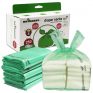 Baby Disposable Diaper Bags, 100% Biodegradable Diaper Sacks with Baby Powder Scent and Added Baking Soda to Absorb Odors ( 250 Count )