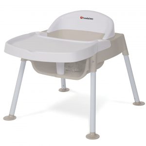 2020 Foundations Secure Sitter Feeding Chair 9″ Seat Height, White/Tan