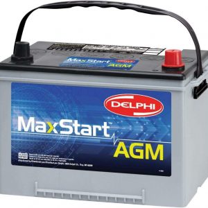 Delphi BU9034R MaxStart AGM Premium Automotive Battery, Group Size 24F / 34R (Reverse Terminal)
