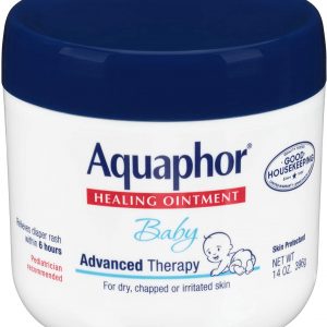 Aquaphor Baby Healing Ointment – Advance Therapy for Diaper Rash, Chapped Cheeks and Minor Scrapes – 14. oz Jar