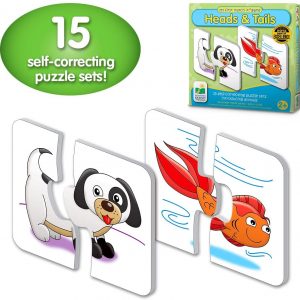 The Learning Journey: My First Match It – Head and Tails – 15 Self-Correcting Animal Matching Puzzles