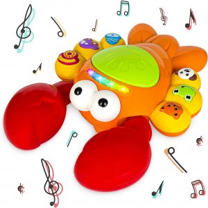 Musical Lobster Toy for Toddlers Aged 1 2 3 4 5+ (TG721) – Interactive Educational Learning Toy for Toddler Boy or Girl Aged 1 2 3 4 5+ by ThinkGizmos