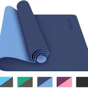 TOPLUS Yoga Mat – Classic 1/4 inch Pro Yoga Mat Eco Friendly Non Slip Fitness Exercise Mat with Carrying Strap-Workout Mat for Yoga, Pilates and Floor Exercises