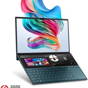 ASUS ZenBook Duo UX481 Laptop, 14” FHD NanoEdge Bezel Touch, Intel Core i7-10510U, GeForce MX250, 16GB RAM, 1TB PCIe SSD, Innovative ScreenPad Plus, Windows 10 Pro, Celestial Blue, UX481FL-XS74T