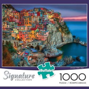 Buffalo Games – Signature Collection – Cinque Terre – 1000 Piece Jigsaw Puzzle, multi