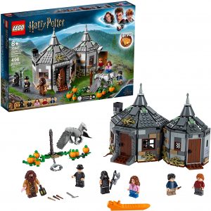 LEGO Harry Potter Hagrid’s Hut: Buckbeak’s Rescue 75947 Toy Hut Building Set from The Prisoner of Azkaban Features Buckbeak The Hippogriff Figure (496 Pieces)