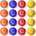 GoSports Foam Golf Practice Balls – Realistic Feel and Limited Flight | Soft for Indoor or Outdoor Training | Choose Between 16 Pack or 64 Pack