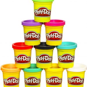 Play-Doh Modeling Compound 10 Pack Case of Colors, Non-Toxic, Assorted Colors, 2 Oz Cans, Ages 2 & Up, Multicolor