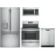 GE 4-Piece Package with GNE25JMKES 33″ French Door Refrigerator, JGB660EEJES 30″ Freestanding Gas Range, JVM6175EKES 30″ Over the Rage Micorwave Oven and GDT655SMJES 24″ Built In Dishwasher in Slate