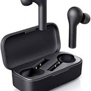 AUKEY True Wireless Earbuds, Bluetooth 5 Headphones in Ear with Charging Case, Hands-Free Headset with Noise Cancellation Mic, Touch Control, 25 Hours Playback for iPhone and Android