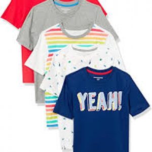 Amazon Essentials Boys Short-Sleeve T-Shirts