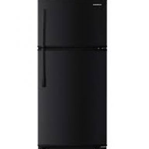 Daewoo RTE18GSBCD Top Mount Refrigerator, 18 Cu.Ft, Black, includes delivery and hookup