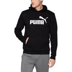PUMA Men’s Essential Hoodie Fleece Big Logo Sweatshirt