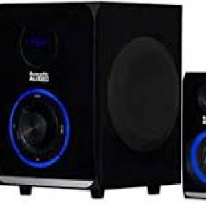 Acoustic Audio LED Bluetooth 2.1-Channel Home Theater Stereo System Black (AA2105)