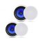 2-Way In-Wall In-Ceiling Speaker System – Dual 6.5 Inch 250W Pair of Hi-Fi Ceiling Wall Flush Mount Speakers w/ 1″ Silk Dome Tweeter, Adjustable Treble Control – For Home Theater Entertainment – Pyle PIC6E